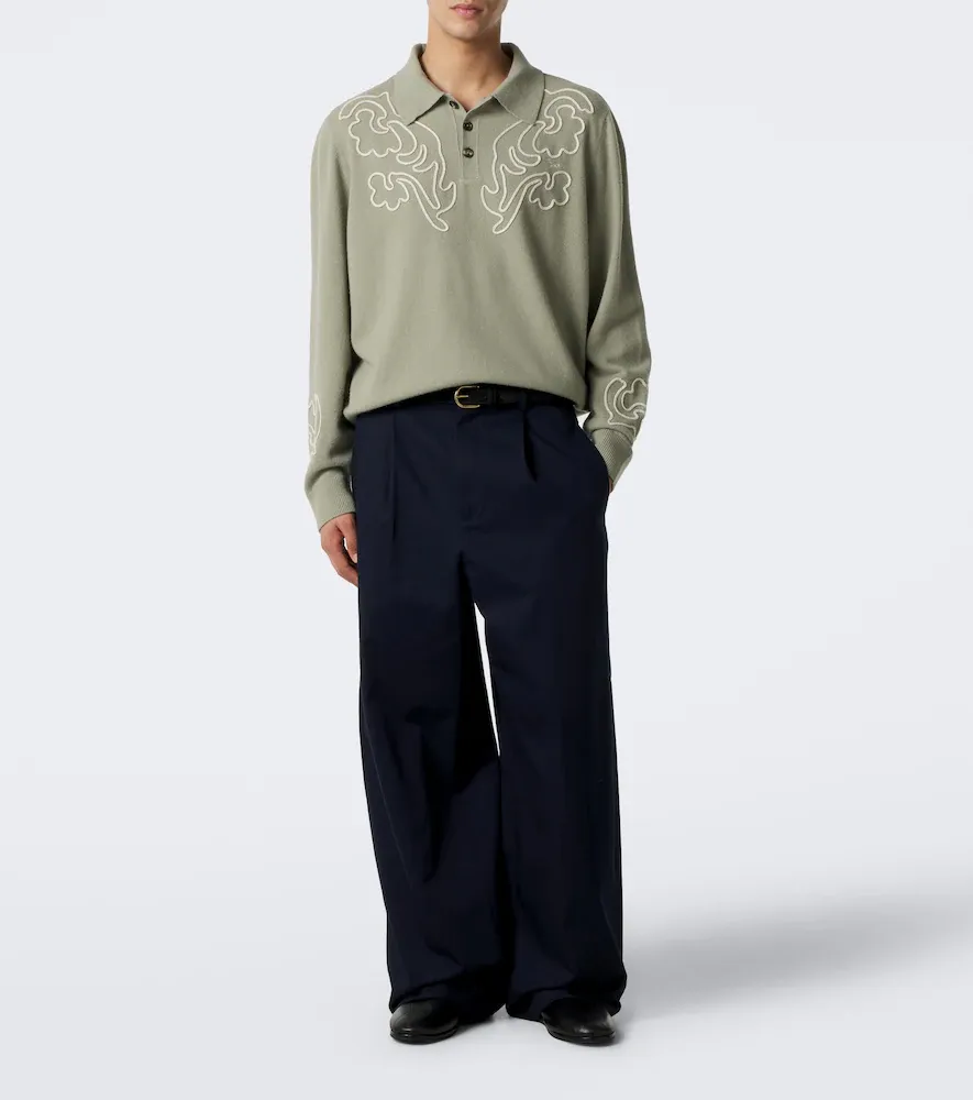 BODE Blaze embroidered wool polo sweater | Thumbnail 6 BODE Blaze embroidered wool polo sweater | Thumbnail 6