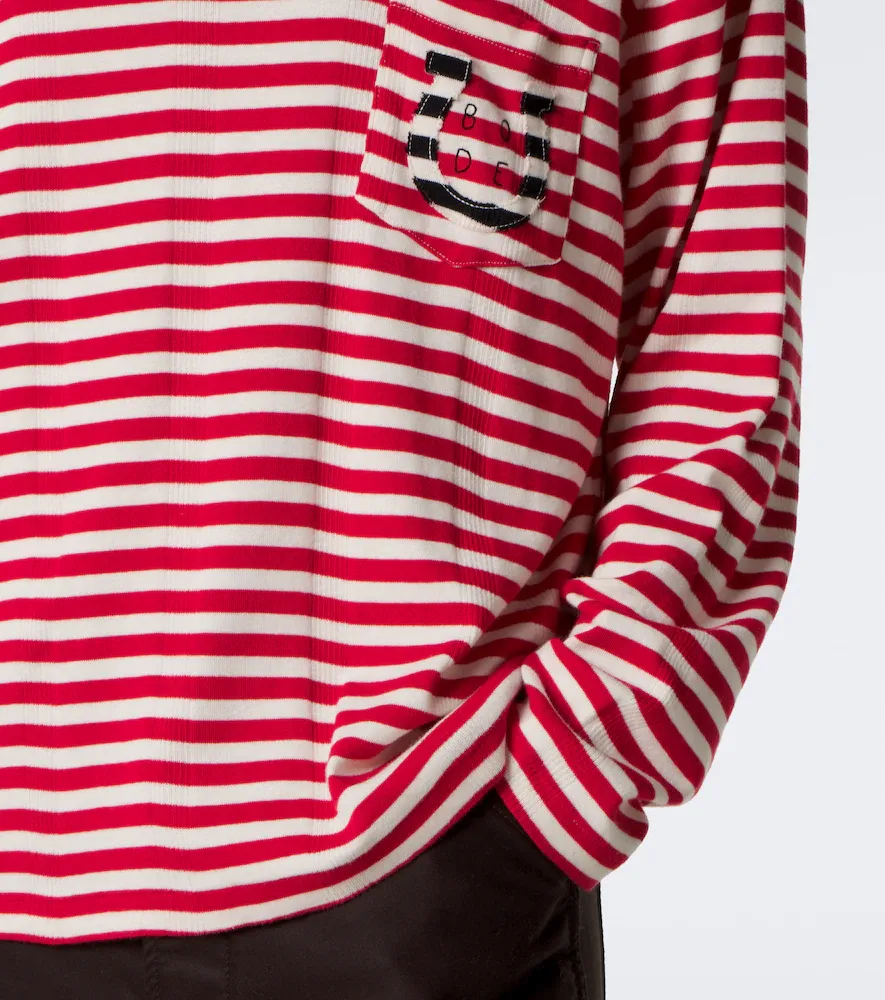 BODE Horseshoe striped cotton jersey T-shirt | Thumbnail 2 BODE Horseshoe striped cotton jersey T-shirt | Thumbnail 2