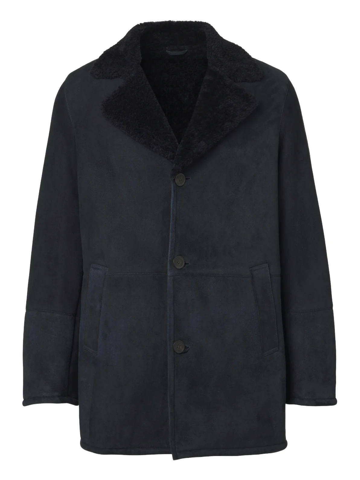 ARMA Bohdan shearling-lined suede coat