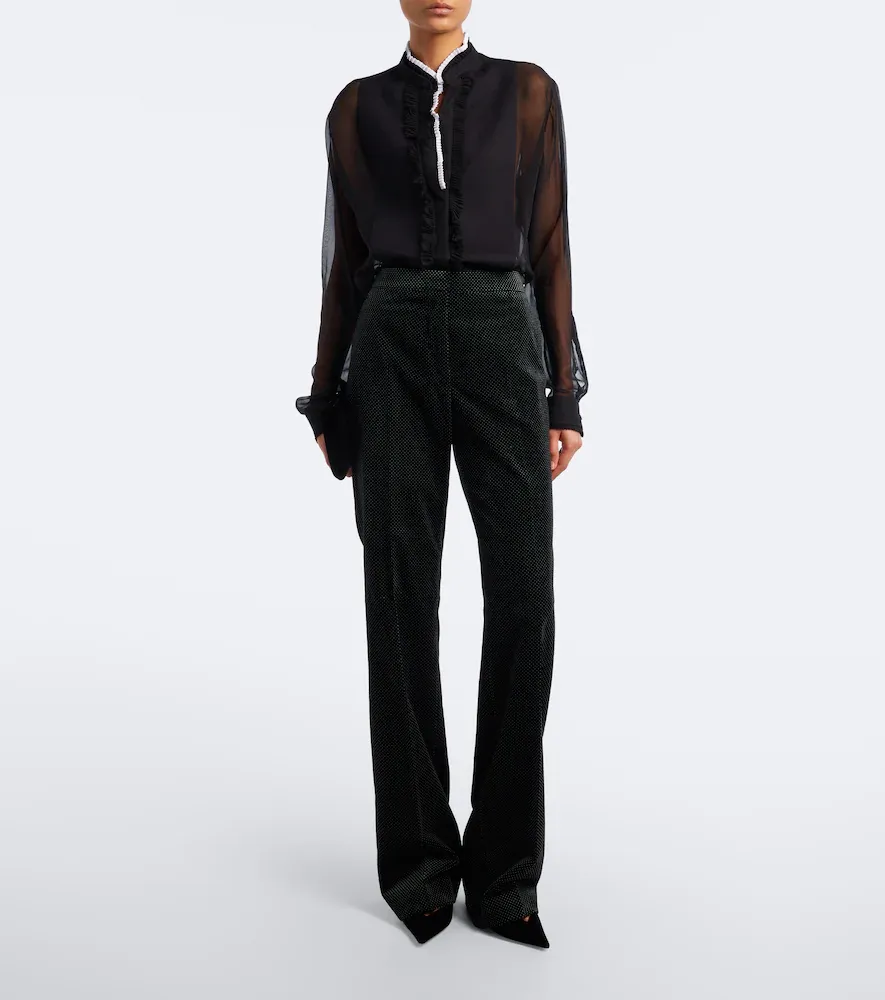 Tom Ford Sheer silk chiffon blouse | Thumbnail 3