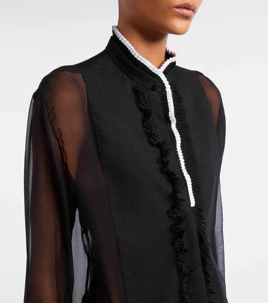 Tom Ford Sheer silk chiffon blouse | Thumbnail 7