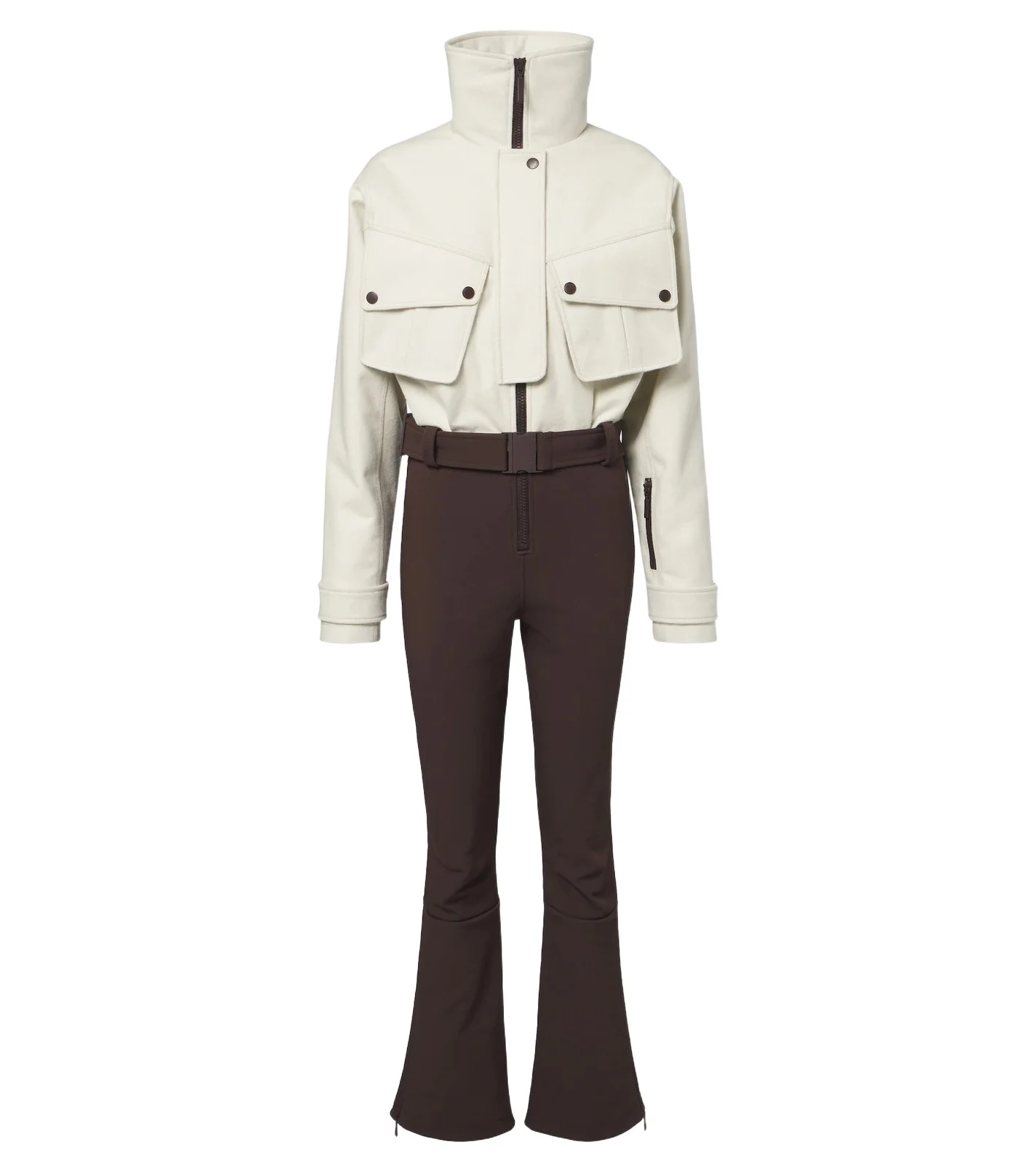 Cordova Telluride belted wool-trimmed ski suit