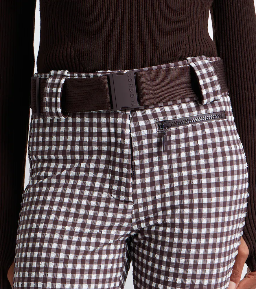 Cordova Sella belted gingham ski pants | Thumbnail 4 Cordova Sella belted gingham ski pants | Thumbnail 4