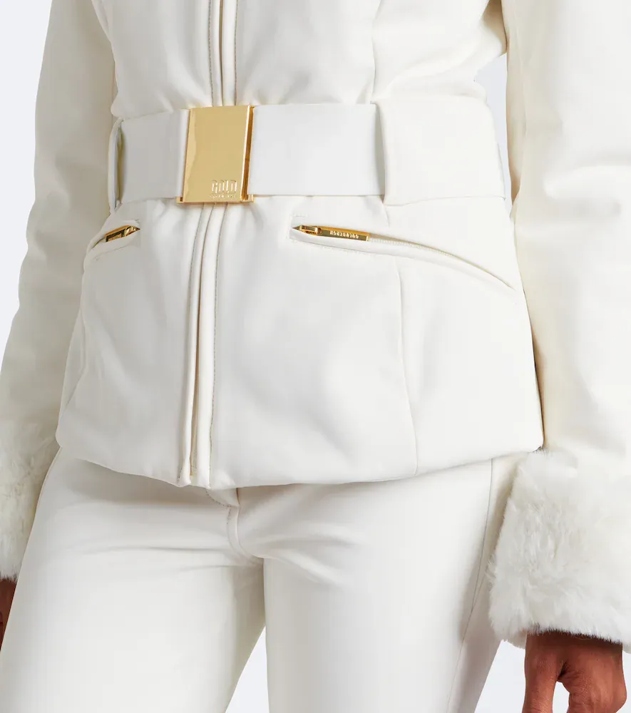 Goldbergh Prezioso belted hooded technical ski jacket | Thumbnail 4