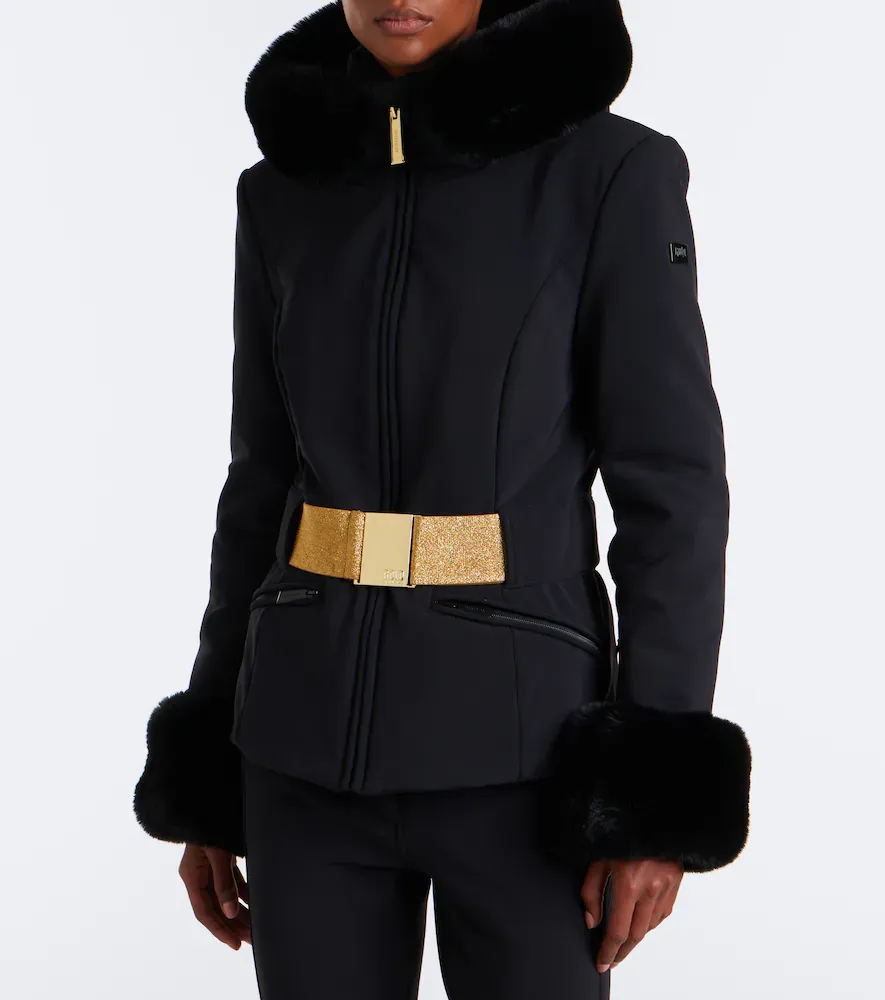 Goldbergh Giselle belted hooded technical ski jacket | Thumbnail 3