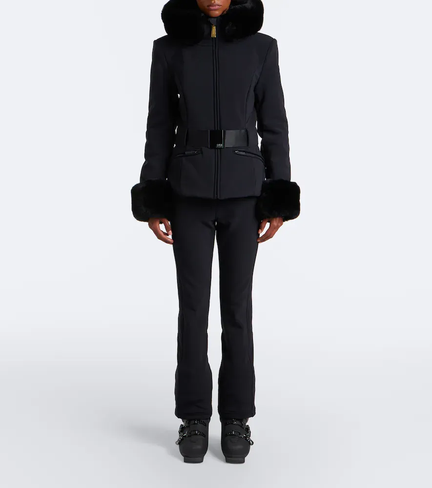 Goldbergh Giselle belted hooded technical ski jacket | Thumbnail 5