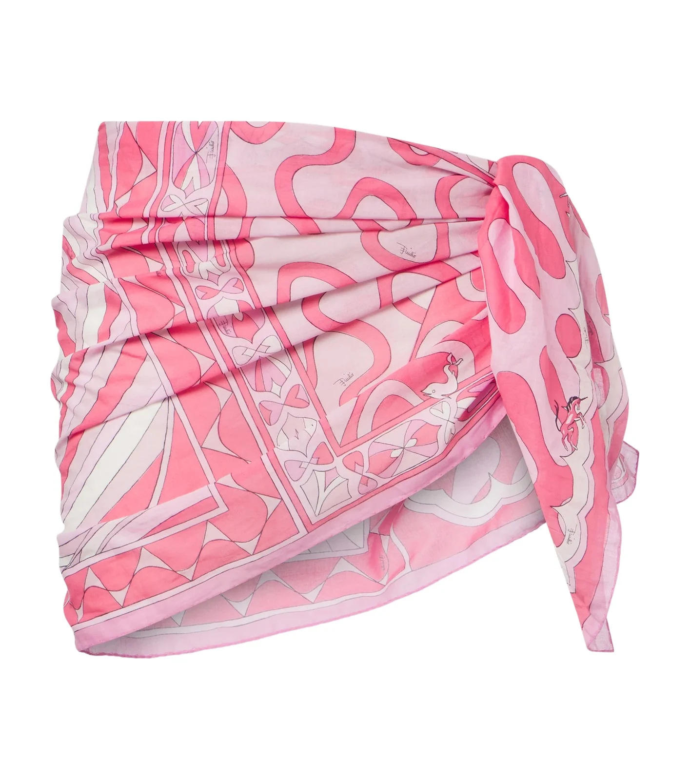 Onda and Iride cotton voile beach cover-up