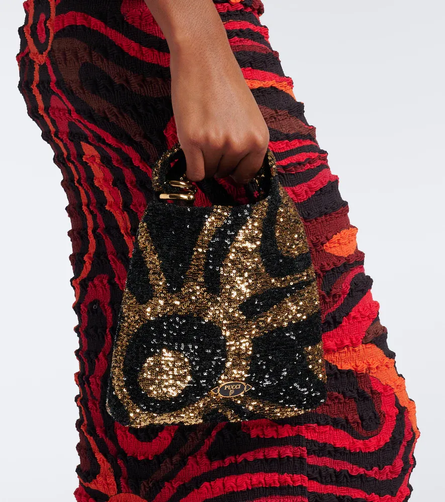 PUCCI Emilio sequined top-handle bag | Thumbnail 4 PUCCI Emilio sequined top-handle bag | Thumbnail 4