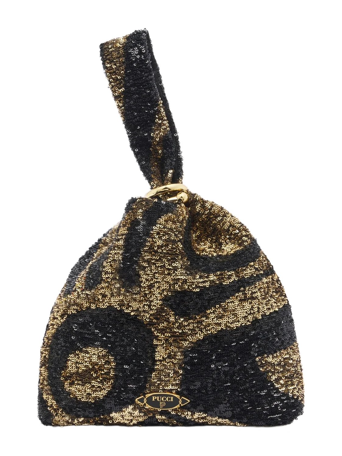 PUCCI Emilio sequined top-handle bag