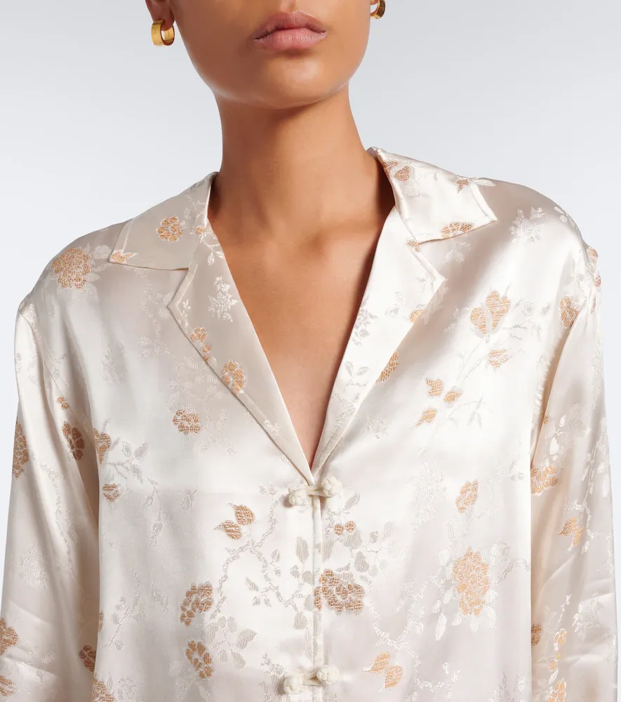DÔEN Dôen Maurise floral jacquard shirt | Thumbnail 6