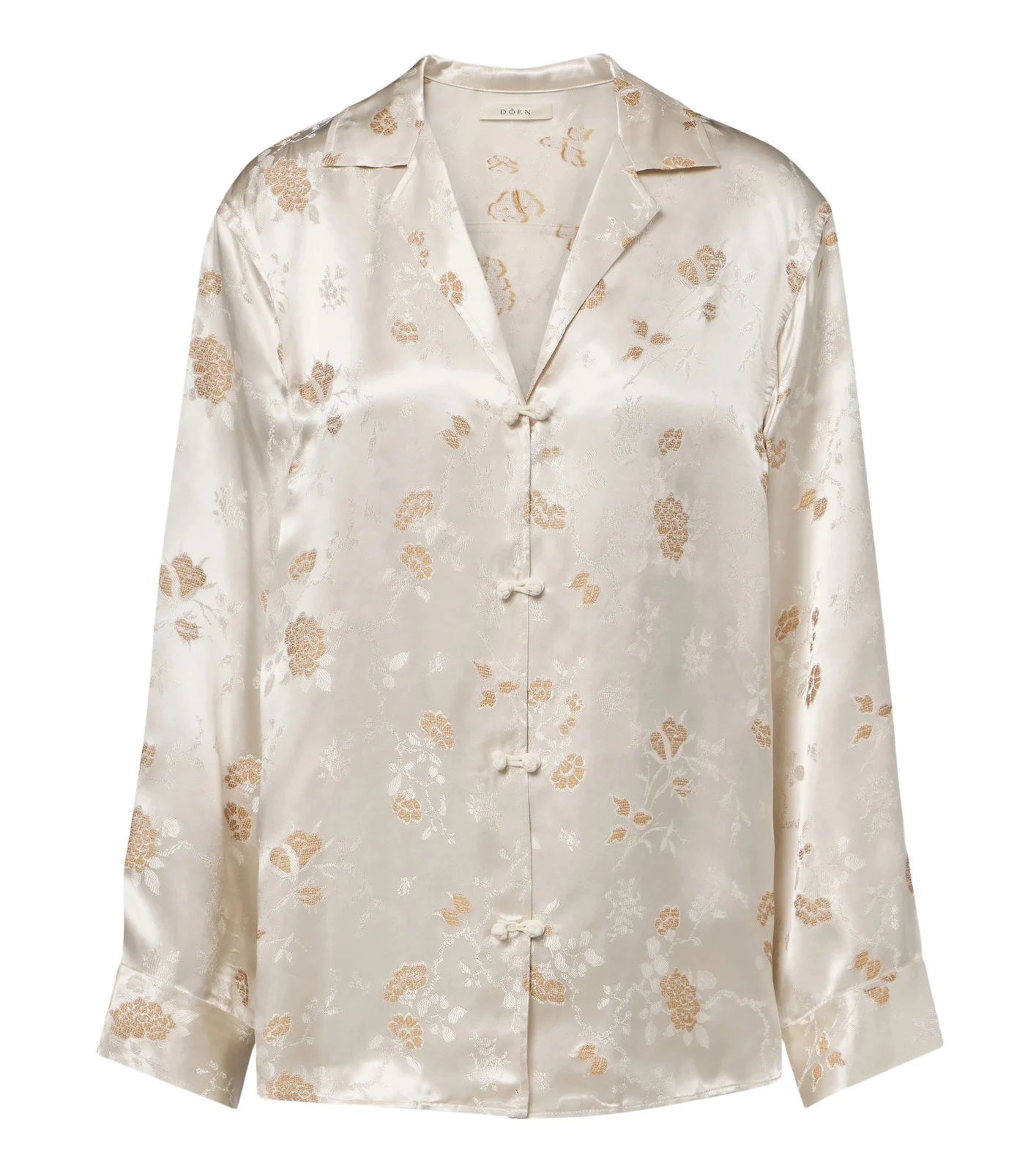 Dôen Maurise floral jacquard shirt