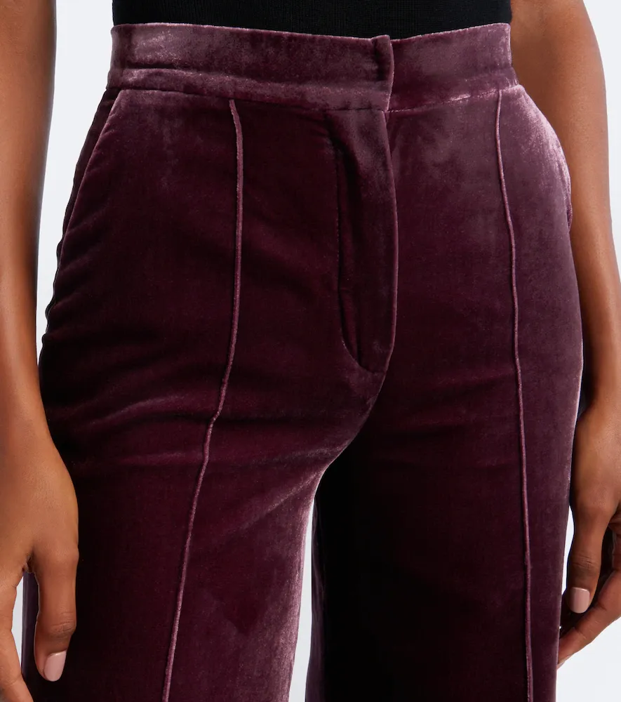 Elie Saab Velvet wide-leg pants | Thumbnail 2 Elie Saab Velvet wide-leg pants | Thumbnail 2