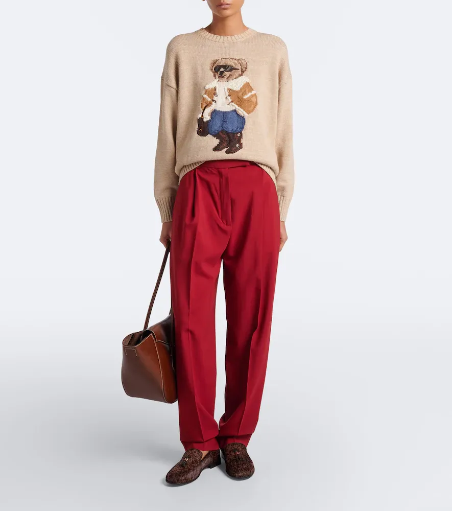 Polo Ralph Lauren Polo Bear cotton, wool, and cashmere sweater | Thumbnail 2 Polo Ralph Lauren Polo Bear cotton, wool, and cashmere sweater | Thumbnail 2