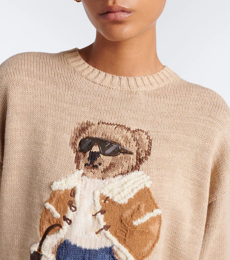 Polo Ralph Lauren Polo Bear cotton, wool, and cashmere sweater | Thumbnail 5 Polo Ralph Lauren Polo Bear cotton, wool, and cashmere sweater | Thumbnail 5