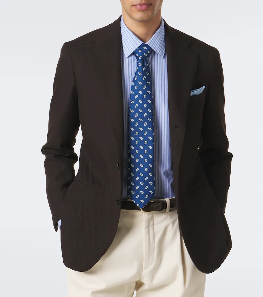 Charvet Paisley silk twill tie | Thumbnail 2 Charvet Paisley silk twill tie | Thumbnail 2