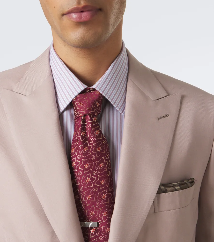 Charvet Silk jacquard tie | Thumbnail 3 Charvet Silk jacquard tie | Thumbnail 3