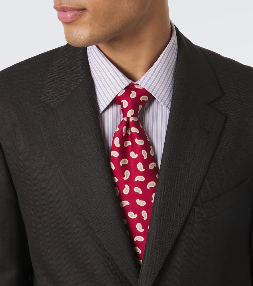Charvet Paisley silk twill tie | Thumbnail 2 Charvet Paisley silk twill tie | Thumbnail 2
