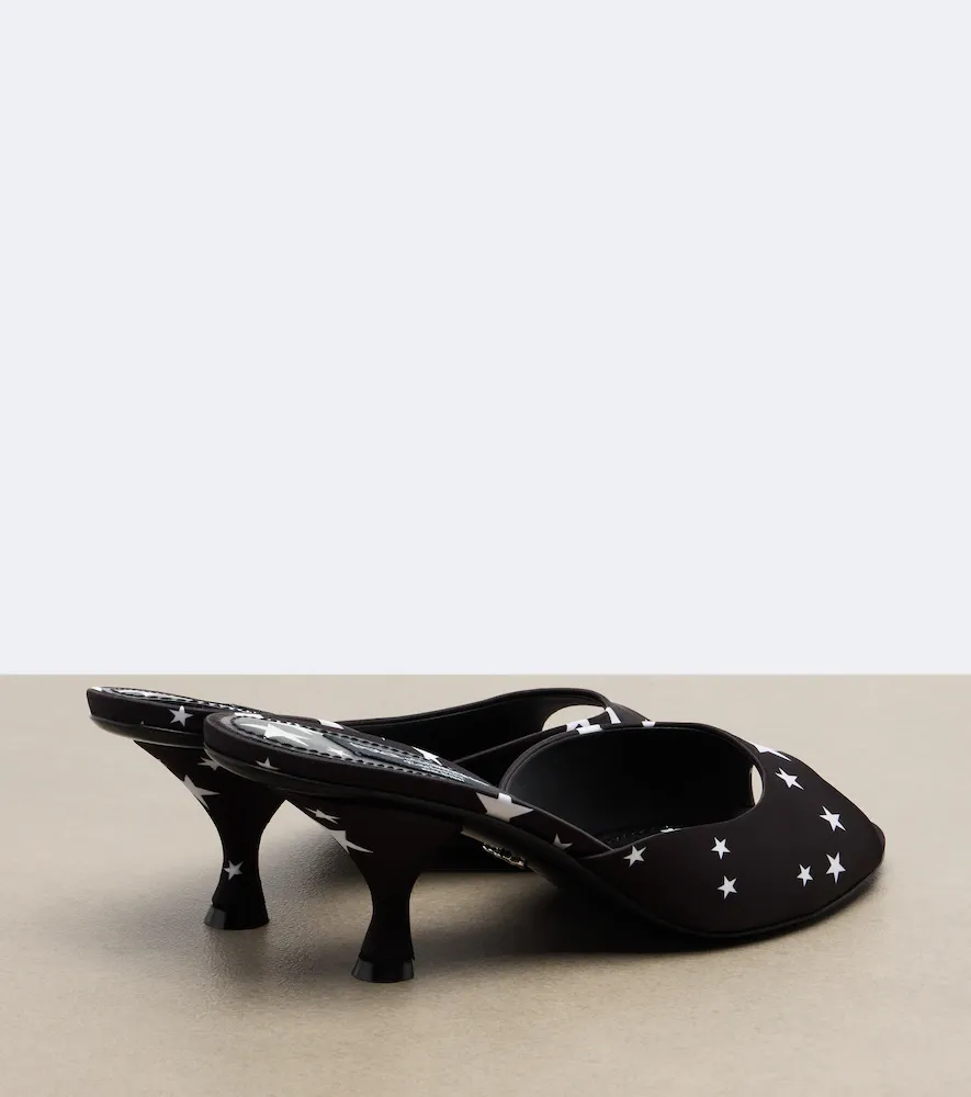 Dolce & Gabbana Printed satin mules | Thumbnail 2