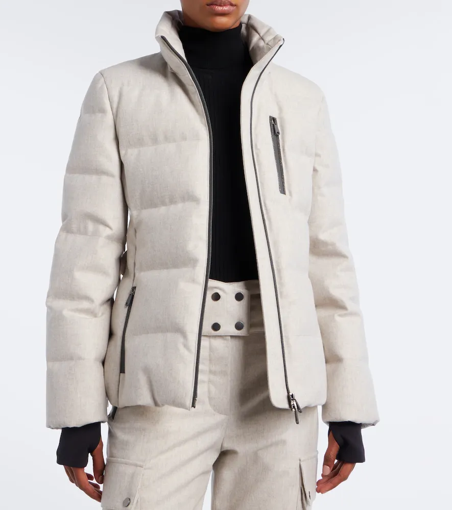 Brunello Cucinelli Belted virgin wool down ski jacket | Thumbnail 2 Brunello Cucinelli Belted virgin wool down ski jacket | Thumbnail 2