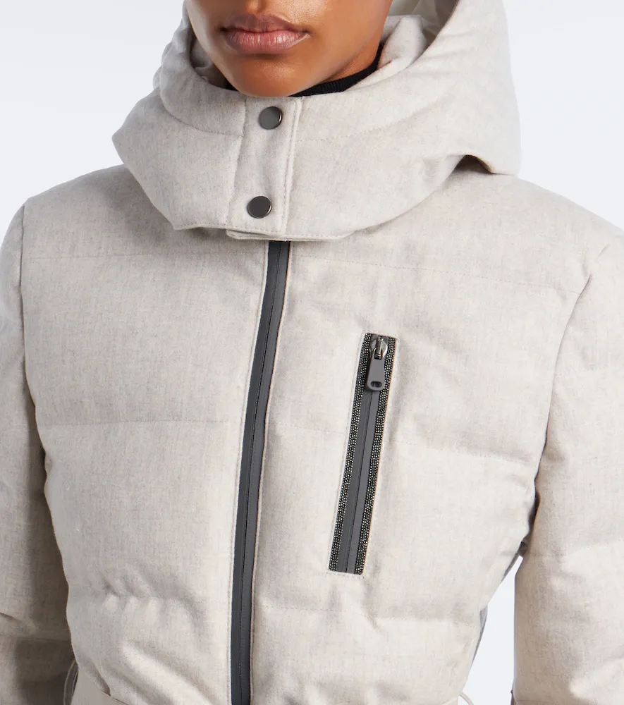 Brunello Cucinelli Belted virgin wool down ski jacket | Thumbnail 6 Brunello Cucinelli Belted virgin wool down ski jacket | Thumbnail 6