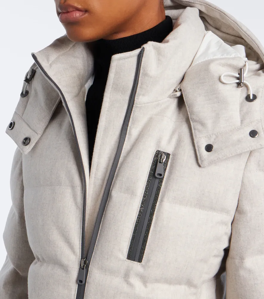Brunello Cucinelli Belted virgin wool down ski jacket | Thumbnail 8 Brunello Cucinelli Belted virgin wool down ski jacket | Thumbnail 8