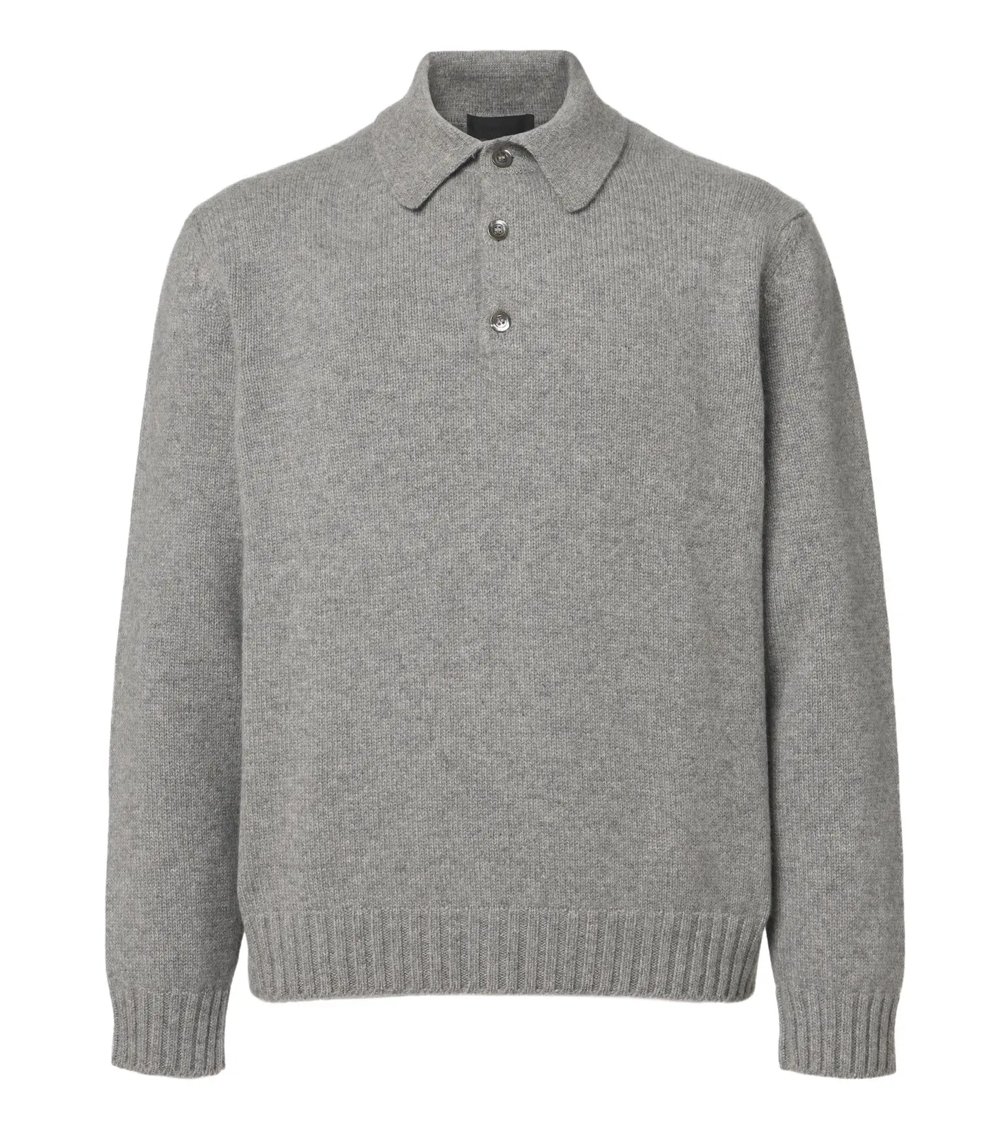 Saman Amel Sander cashmere polo sweater