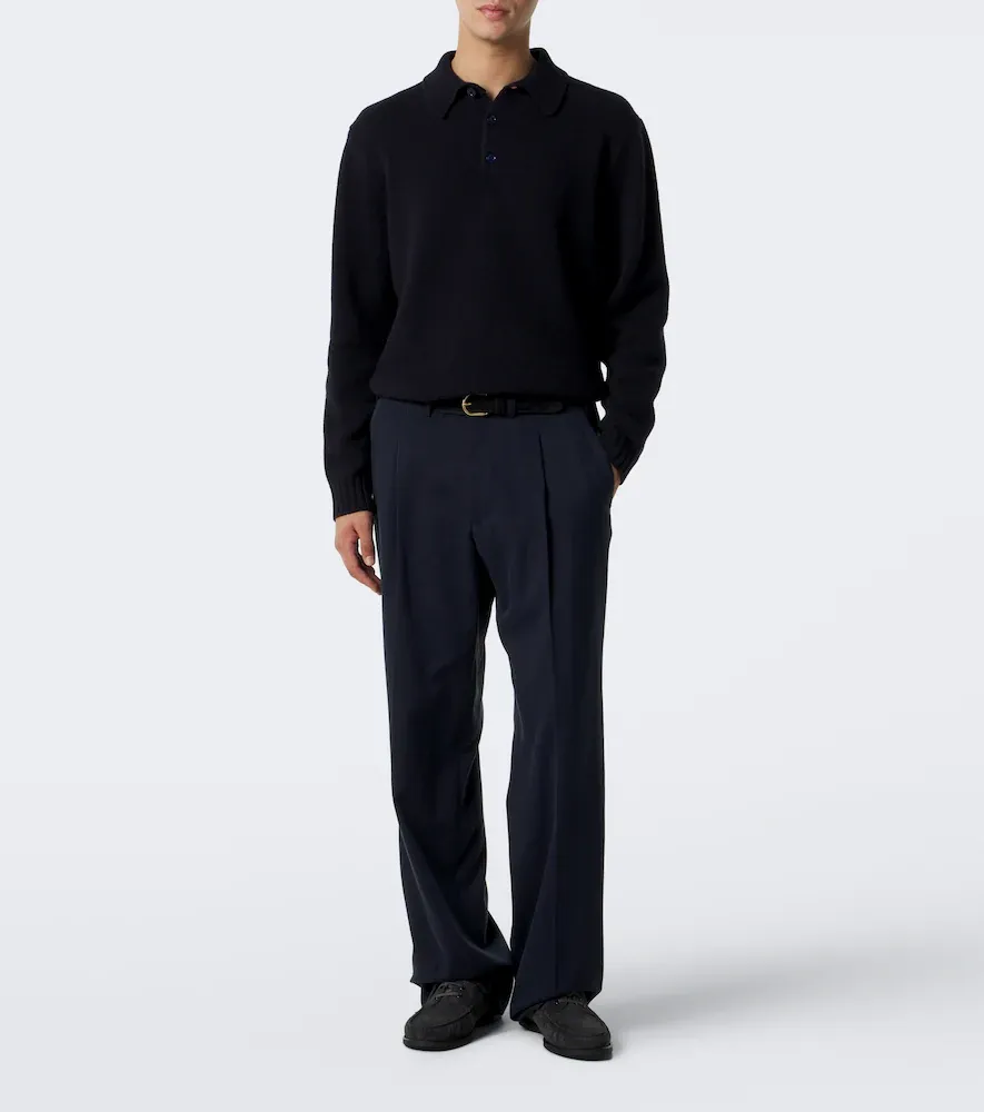 Saman Amel Sander cashmere polo sweater | Thumbnail 3