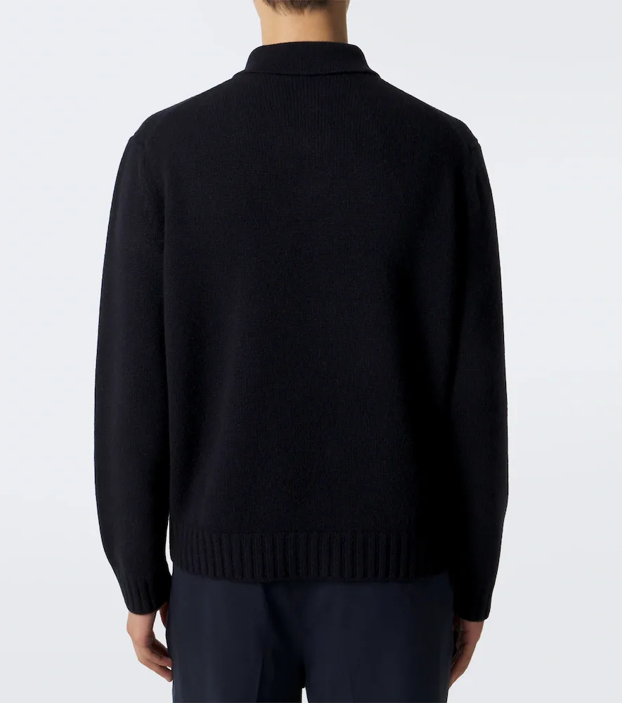 Saman Amel Sander cashmere polo sweater | Thumbnail 6
