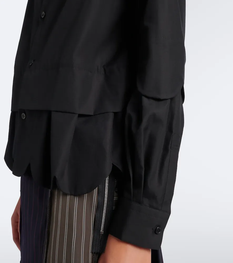 NOIR KEI NINOMIYA Layered cotton shirt | Thumbnail 2 NOIR KEI NINOMIYA Layered cotton shirt | Thumbnail 2