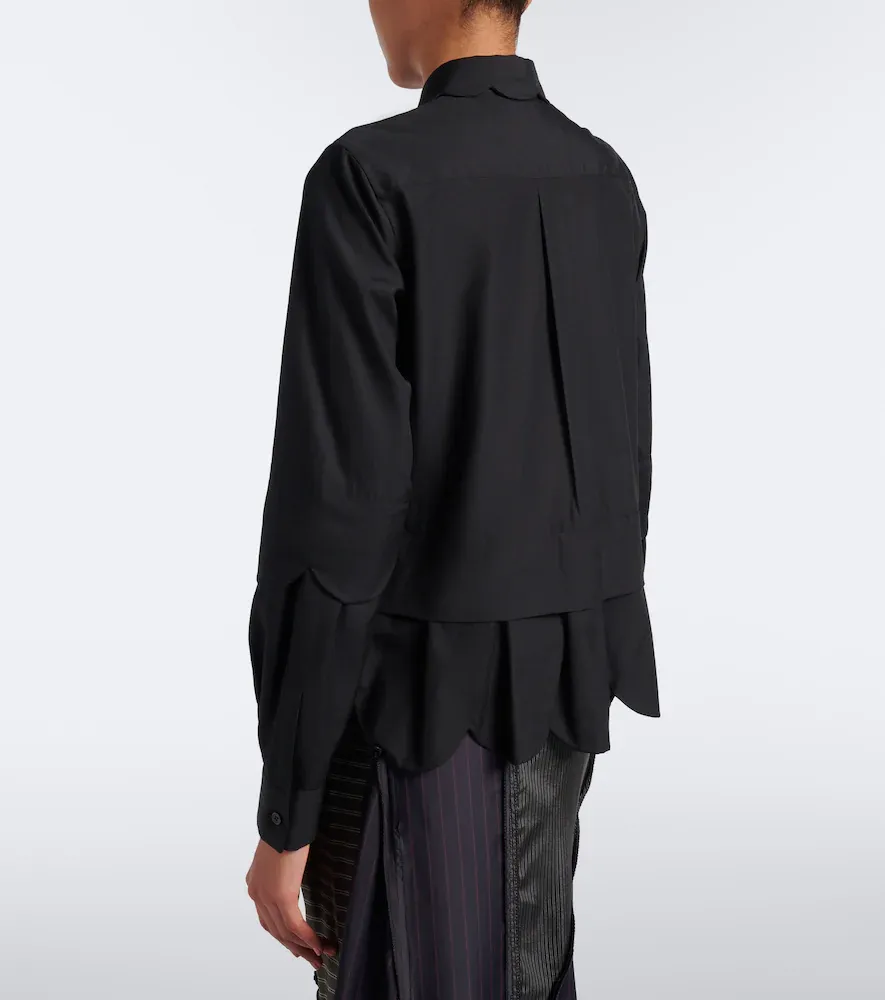 NOIR KEI NINOMIYA Layered cotton shirt | Thumbnail 5 NOIR KEI NINOMIYA Layered cotton shirt | Thumbnail 5