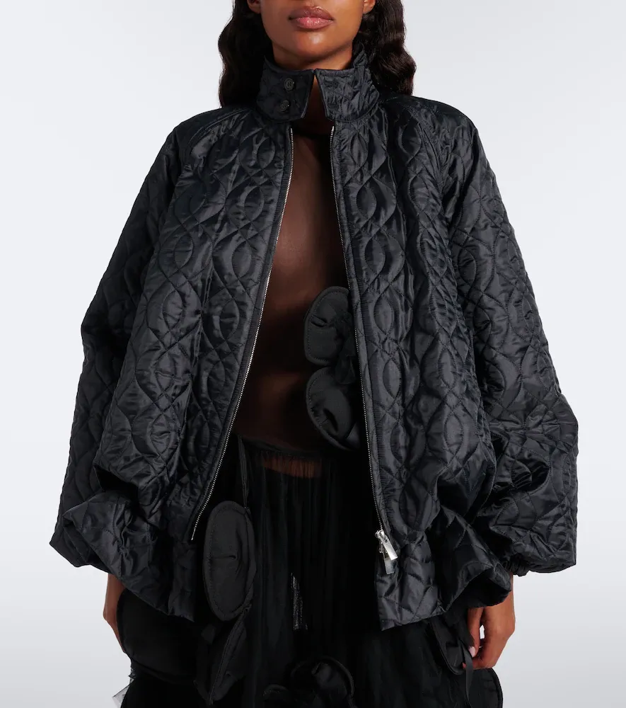 NOIR KEI NINOMIYA Gathered quilted jacket | Thumbnail 3