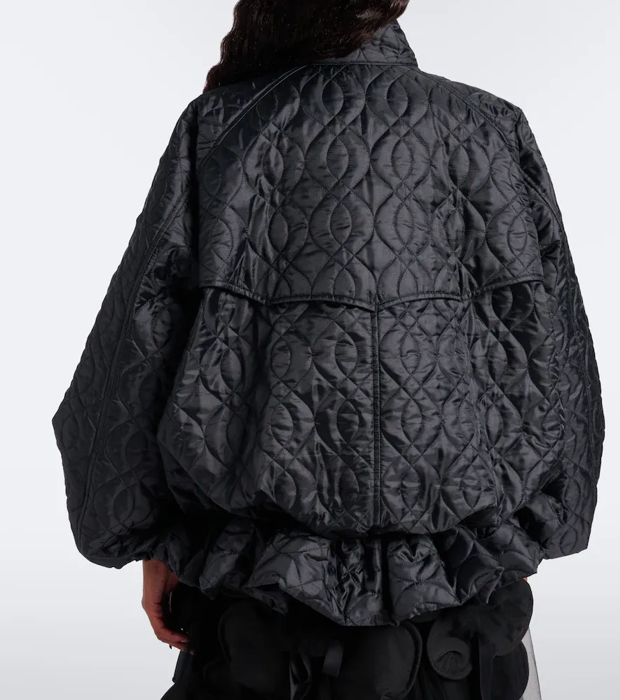 NOIR KEI NINOMIYA Gathered quilted jacket | Thumbnail 4