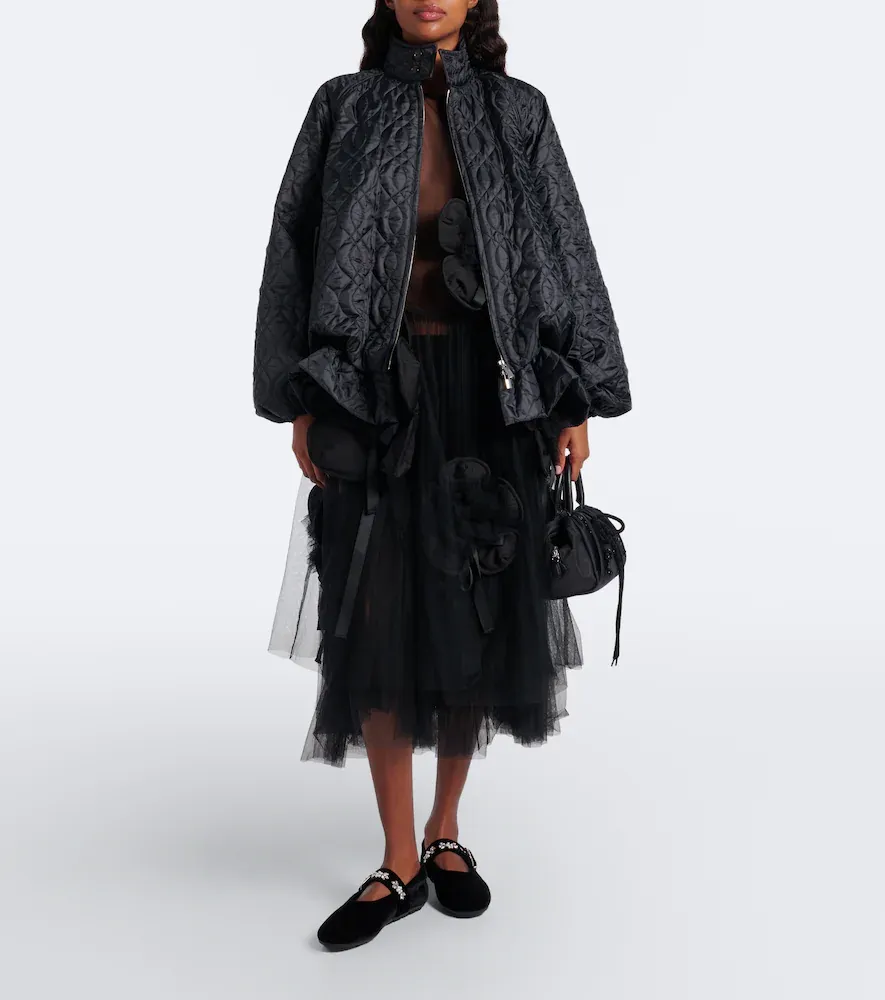 NOIR KEI NINOMIYA Gathered quilted jacket | Thumbnail 5