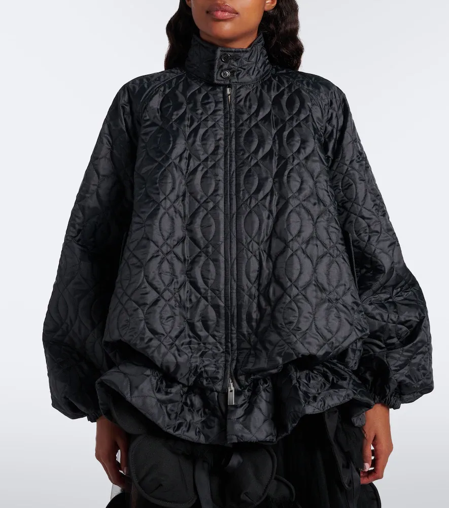 NOIR KEI NINOMIYA Gathered quilted jacket | Thumbnail 6