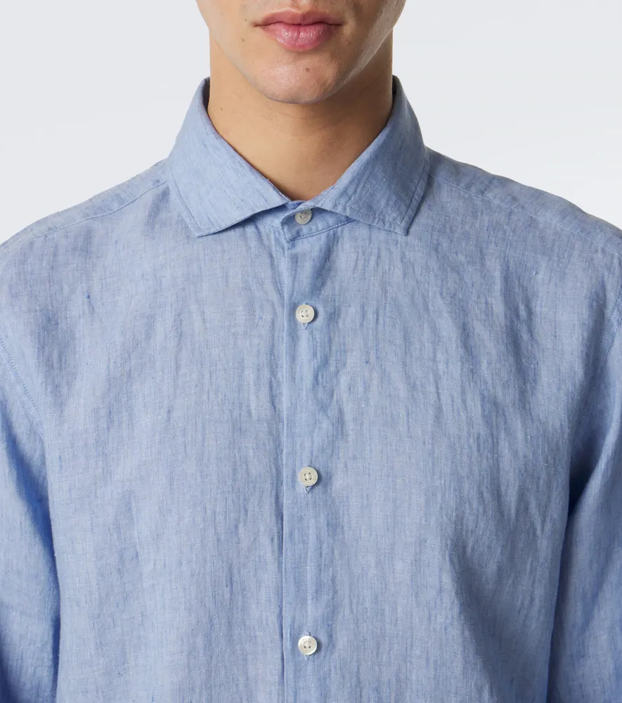 Frescobol Carioca Antonio linen shirt | Thumbnail 2 Frescobol Carioca Antonio linen shirt | Thumbnail 2