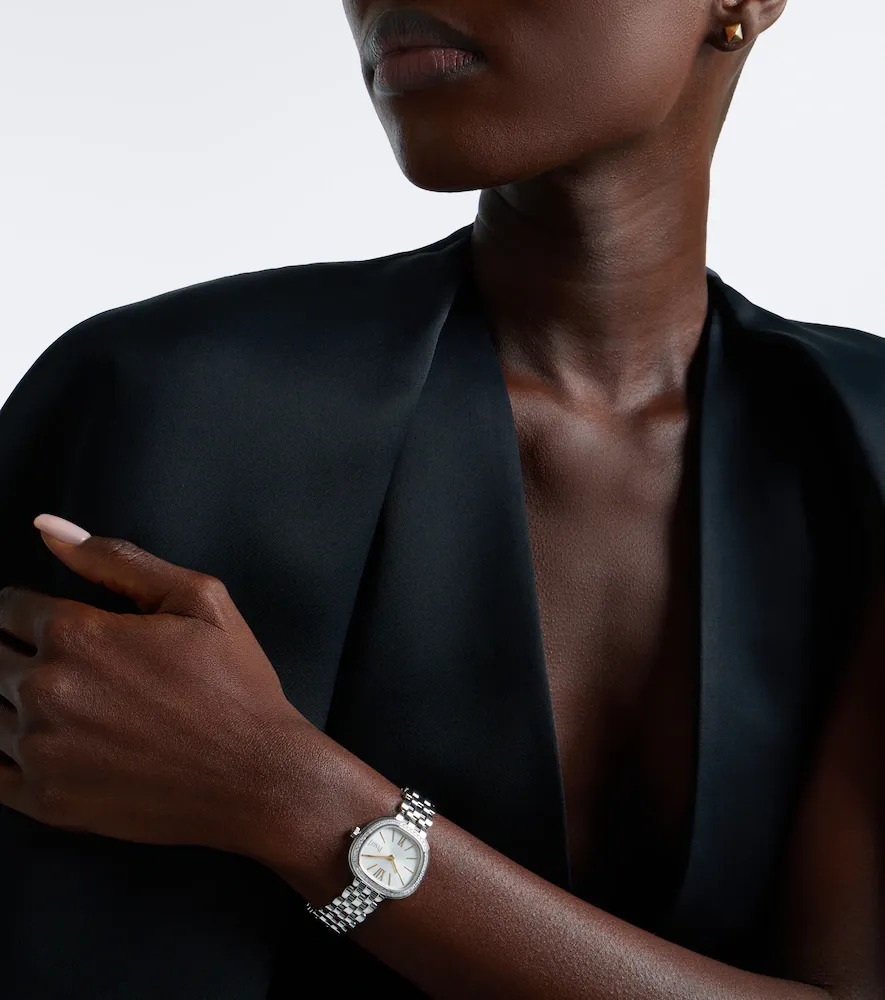 Piaget Sixtie embellished stainless steel watch | Thumbnail 2 Piaget Sixtie embellished stainless steel watch | Thumbnail 2