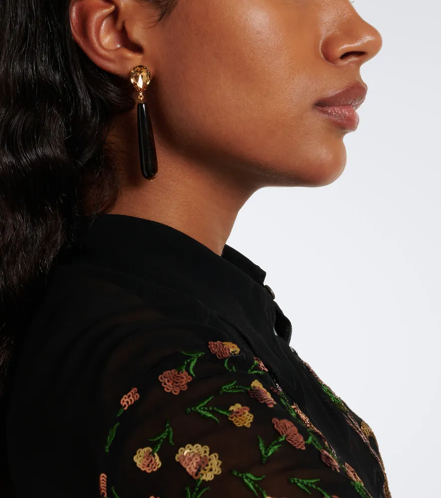 Jennifer Behr Caroline 18kt gold-plated earrings | Thumbnail 6 Jennifer Behr Caroline 18kt gold-plated earrings | Thumbnail 6