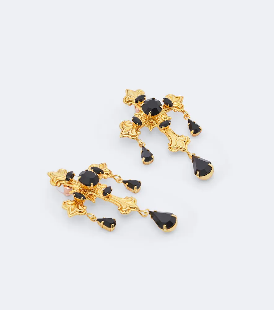 Jennifer Behr Davina 18kt gold-plated earrings | Thumbnail 4 Jennifer Behr Davina 18kt gold-plated earrings | Thumbnail 4