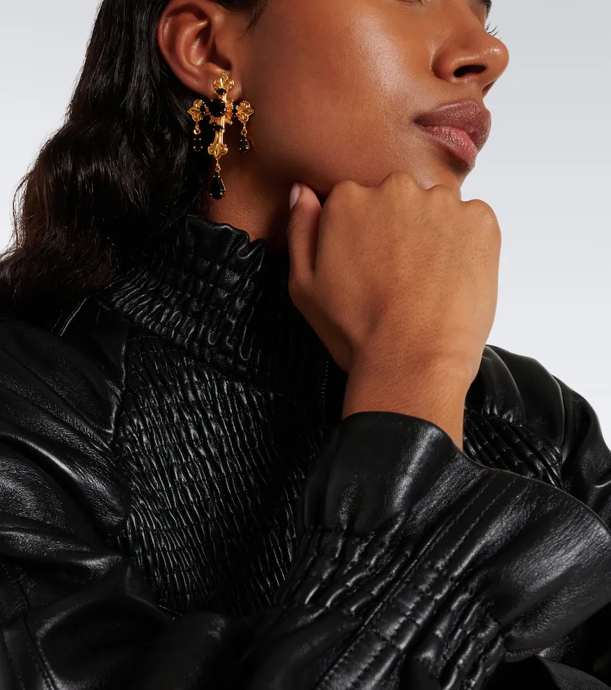 Jennifer Behr Davina 18kt gold-plated earrings | Thumbnail 6 Jennifer Behr Davina 18kt gold-plated earrings | Thumbnail 6