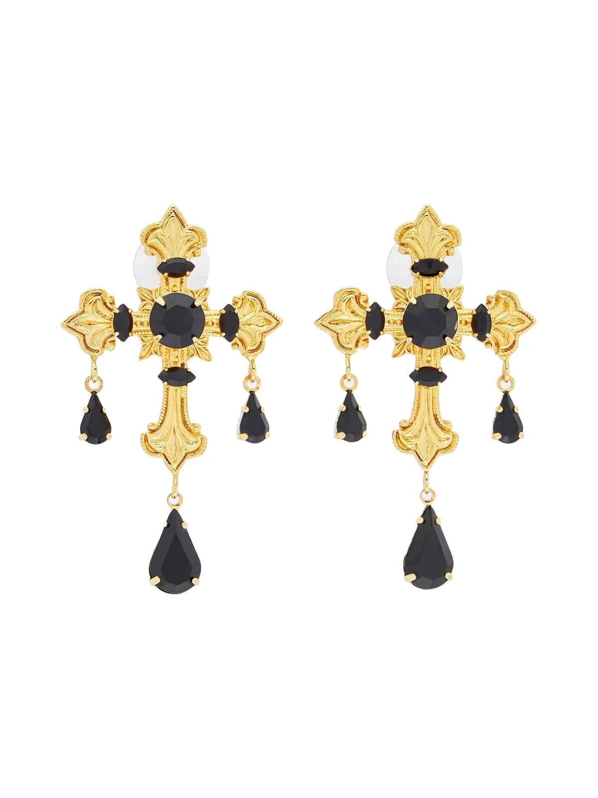Davina 18kt gold-plated earrings