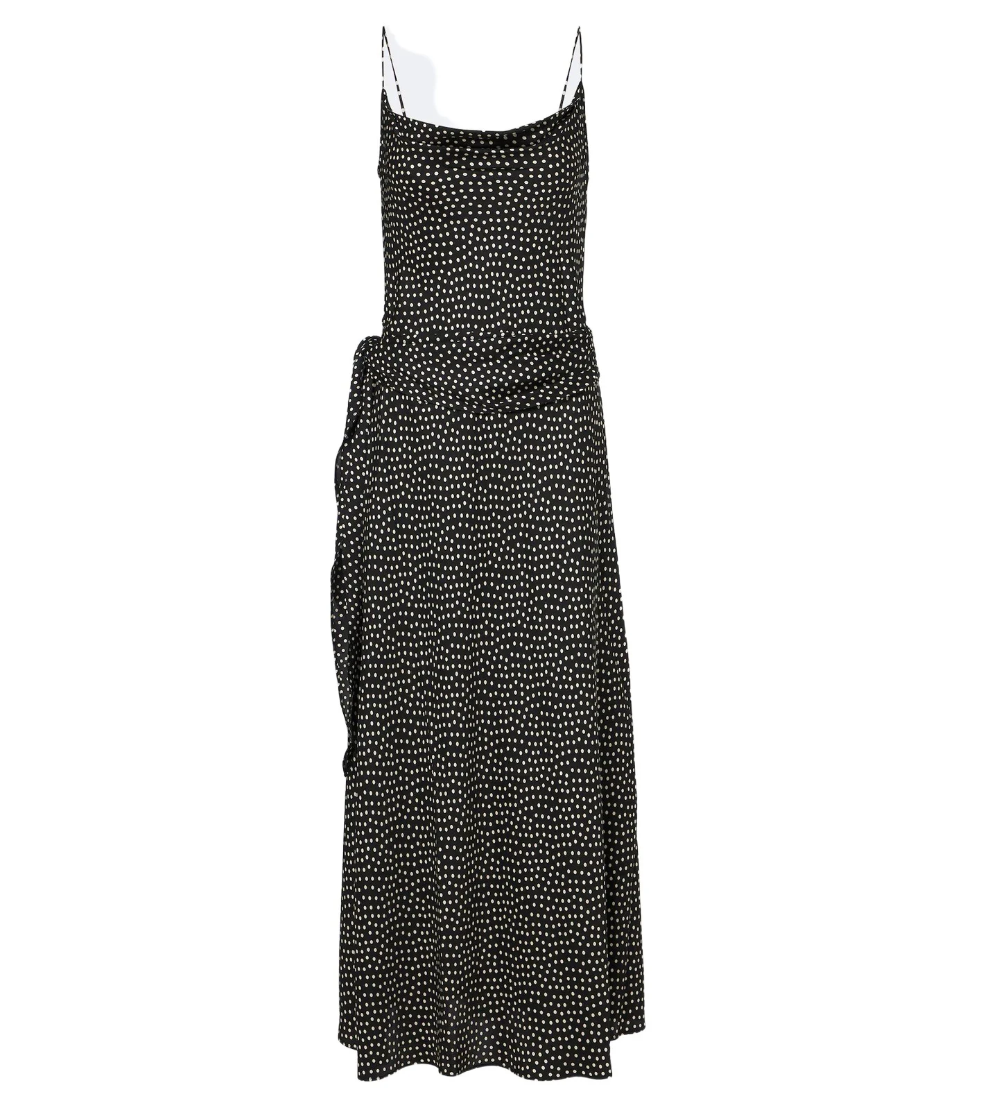 Dôen Silvanie silk-blend twill midi dress
