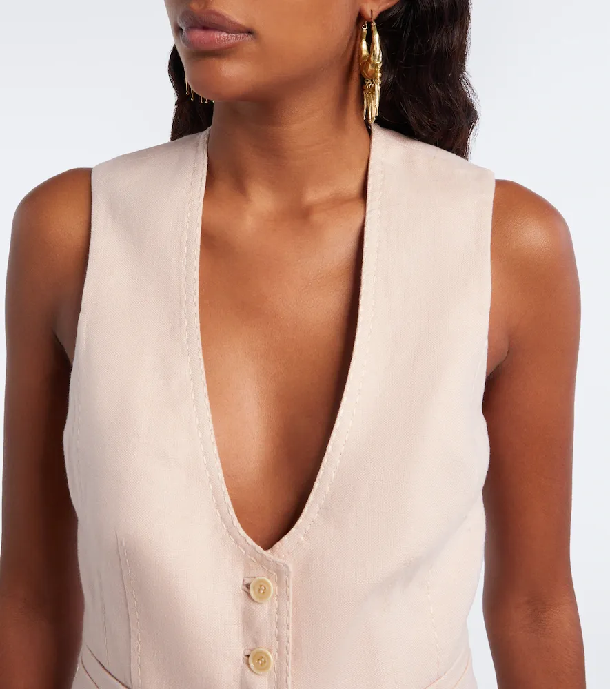 Zimmermann Clash linen vest | Thumbnail 2