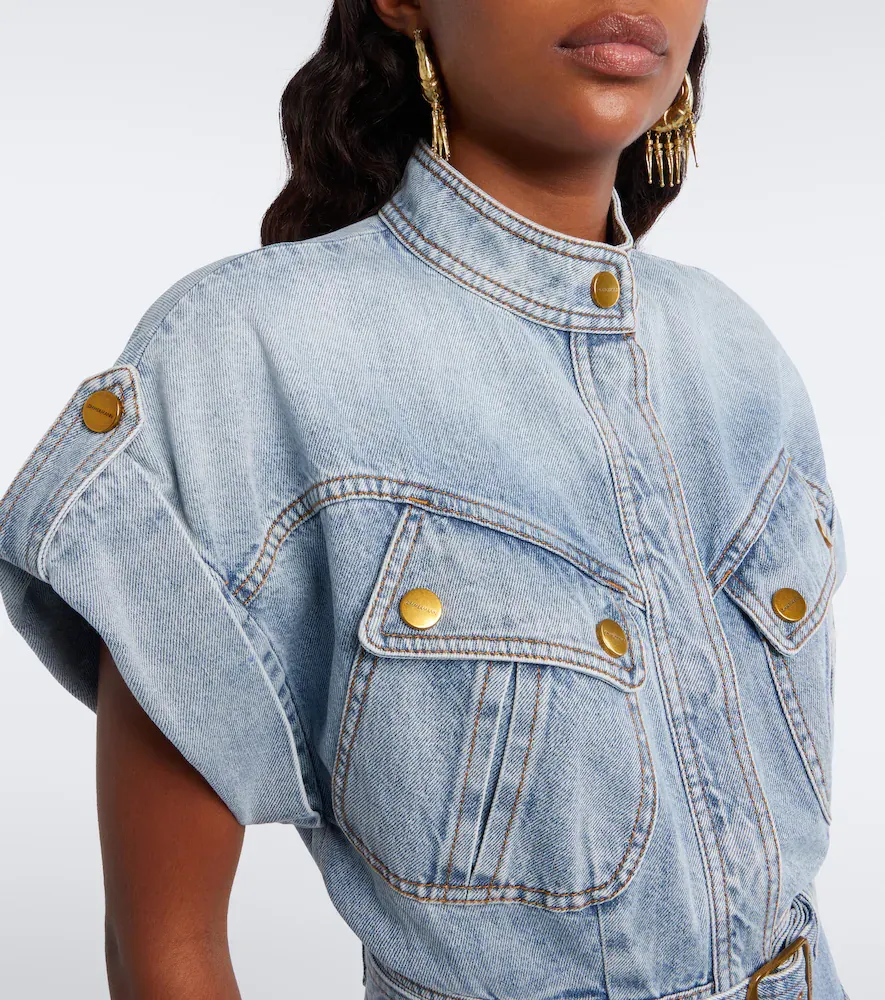 Zimmermann Belted denim minidress | Thumbnail 5 Zimmermann Belted denim minidress | Thumbnail 5