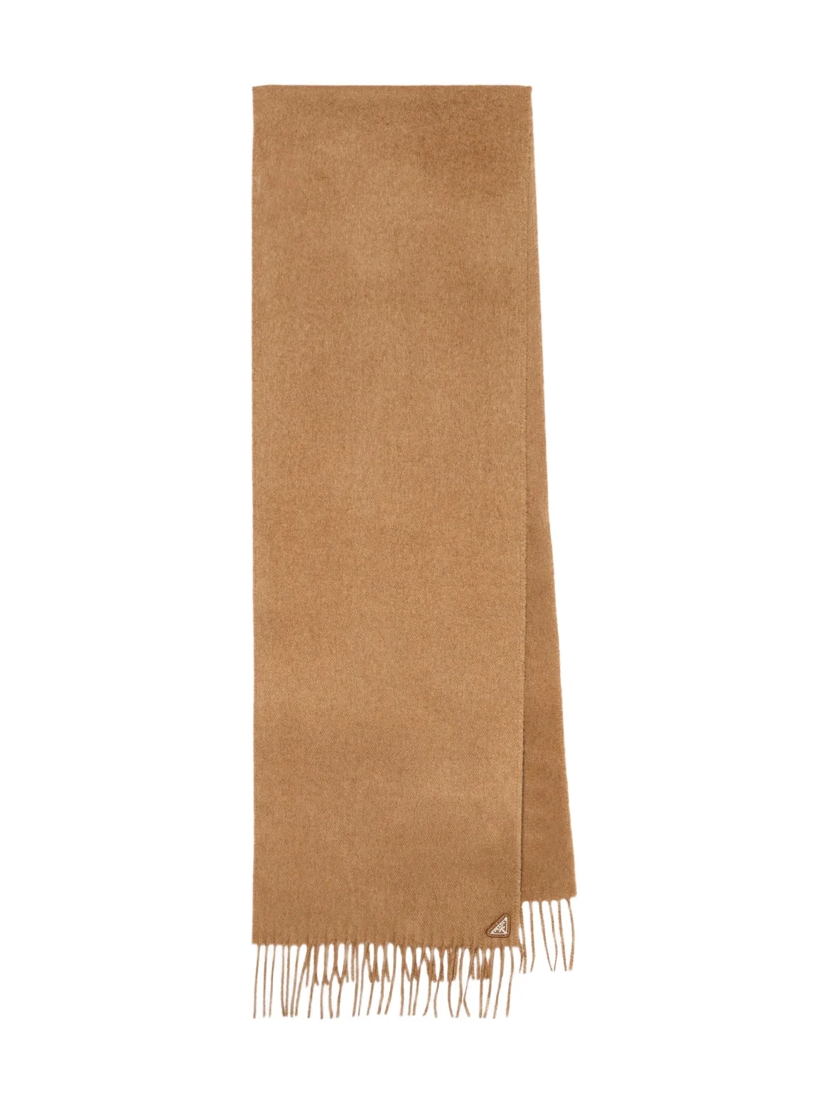 Prada Fringed silk and cashmere scarf