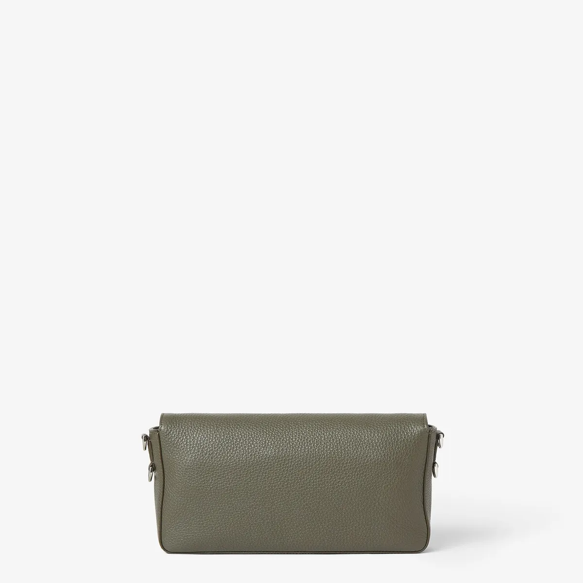 Fendi Urban Baguette Gray-Green Cuoio Romano Leather Bag | Thumbnail 3