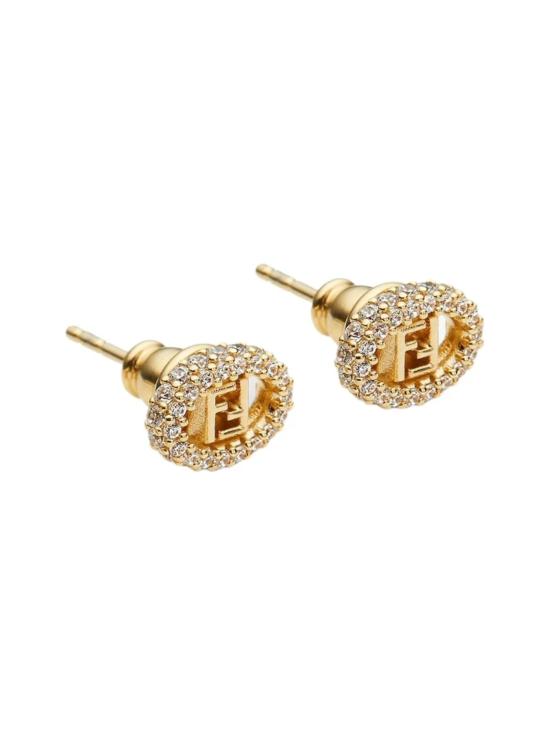 Fendi Orbit Stud Earrings