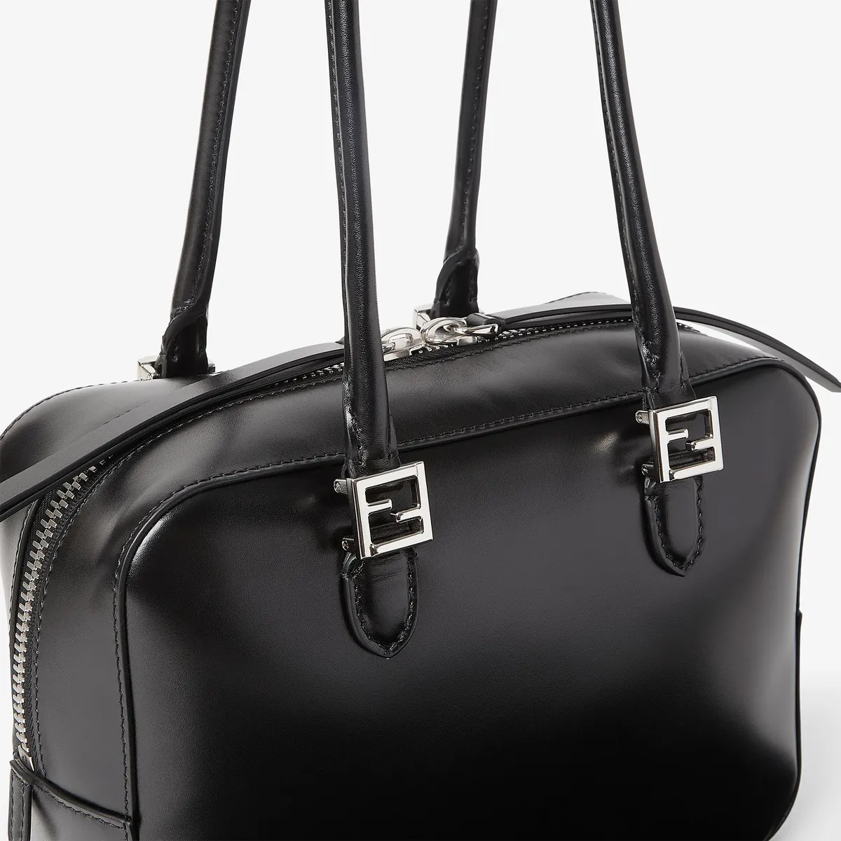 Fendi Boston Medium Leather Bag | Thumbnail 5 Fendi Boston Medium Leather Bag | Thumbnail 5