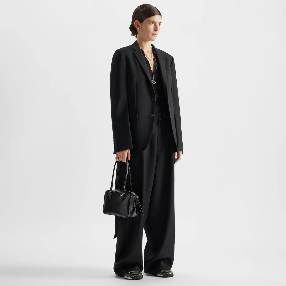 Fendi Boston Small Leather Bag | Thumbnail 6 Fendi Boston Small Leather Bag | Thumbnail 6
