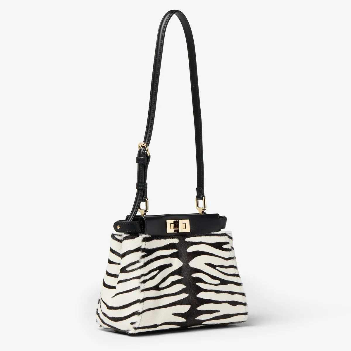 Fendi My Peekaboo XS Tiger-Print Cavallino Leather Bag | Thumbnail 2 Fendi My Peekaboo XS Tiger-Print Cavallino Leather Bag | Thumbnail 2
