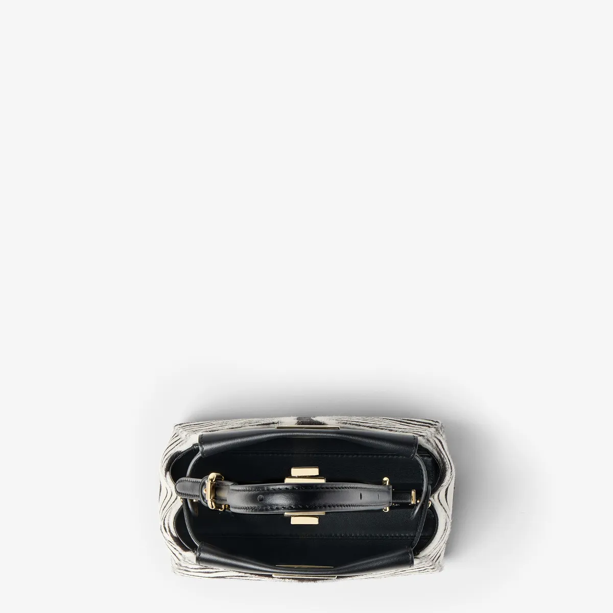 Fendi My Peekaboo XS Tiger-Print Cavallino Leather Bag | Thumbnail 4 Fendi My Peekaboo XS Tiger-Print Cavallino Leather Bag | Thumbnail 4